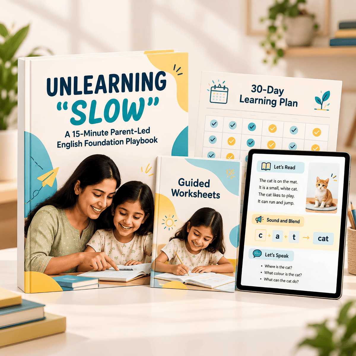 UNLEARNING “SLOW” – Parent-Led English Foundation Kit
